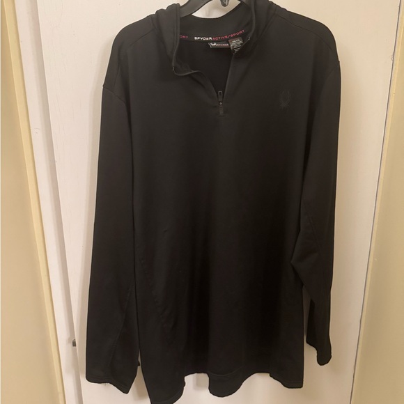 Spider Original Black Quarter-Zip Pullover - Picture 1 of 3